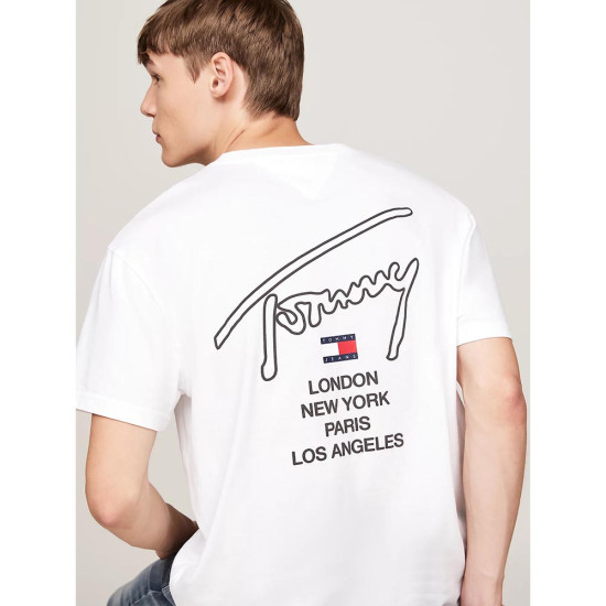 Tommy Hilfiger Ανδρική κοντομάνικη μπλούζα Signature Back Logo T-Shirt